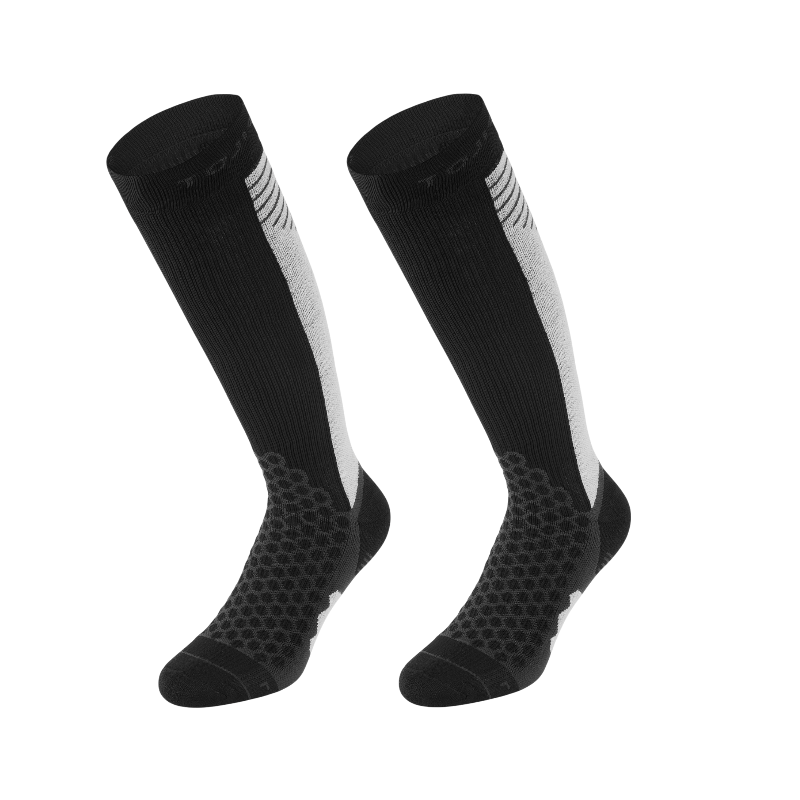 Horse Pilot - Chaussettes compression Winter noir/ gris | - Ohlala