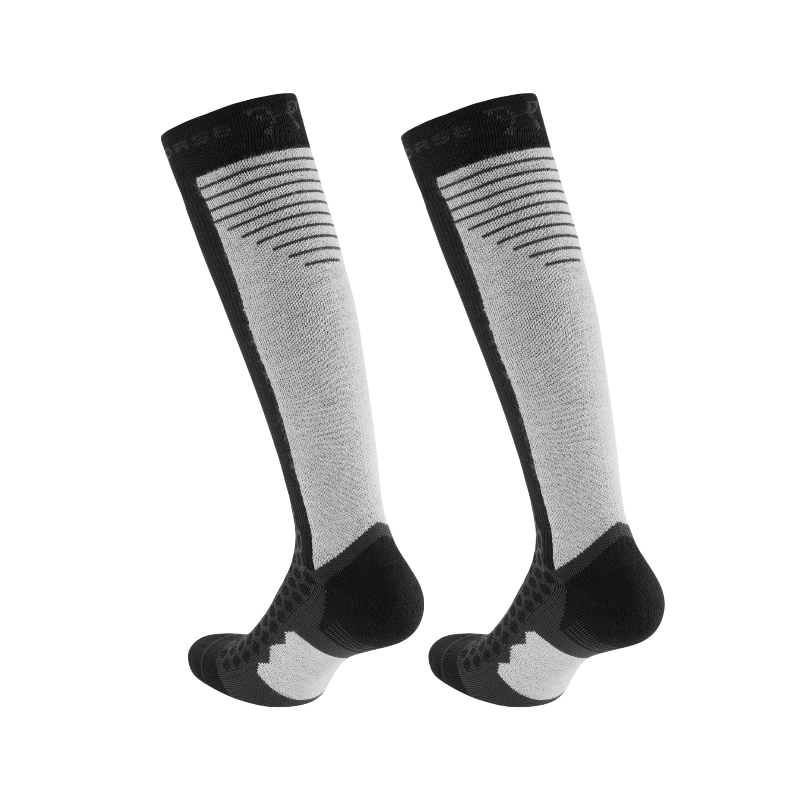 Horse Pilot - Chaussettes compression Winter noir/ gris | - Ohlala