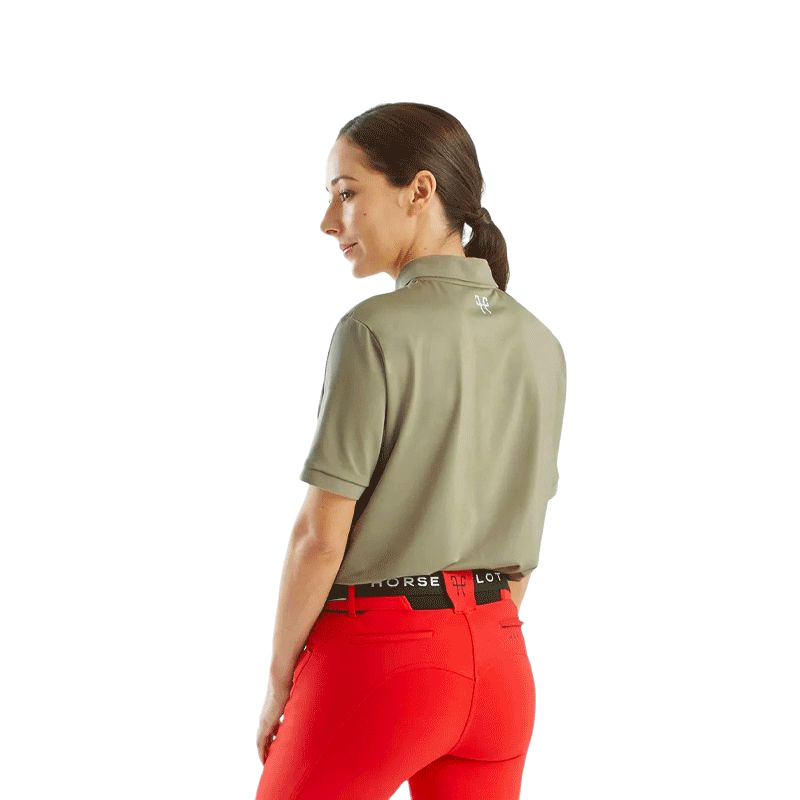 Horse Pilot - Polo manches courtes unisex Atlas beige | - Ohlala