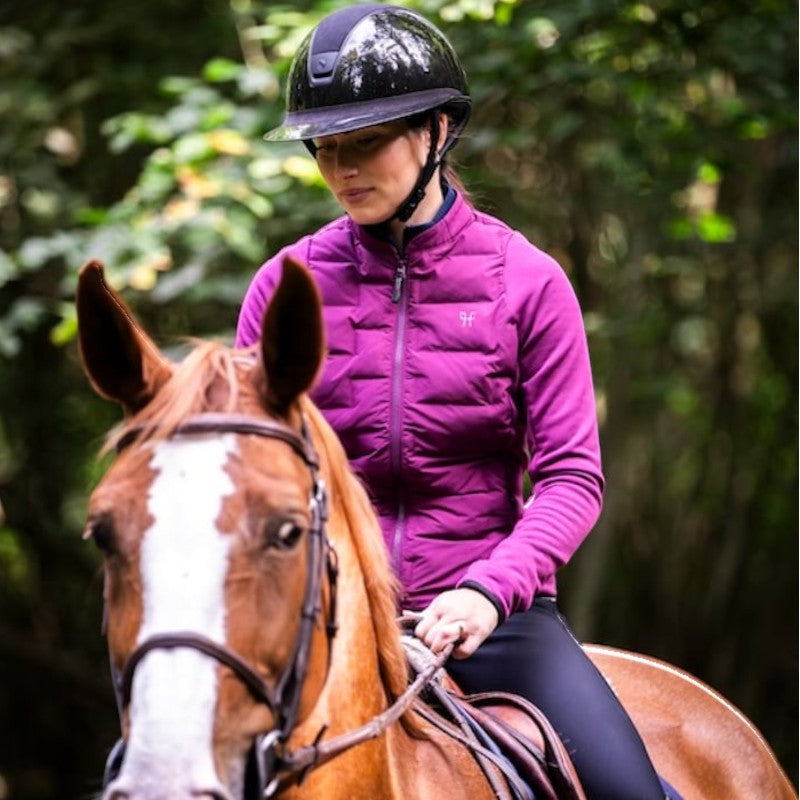 Horse Pilot - Veste manches longues femme Storm dark purple | - Ohlala