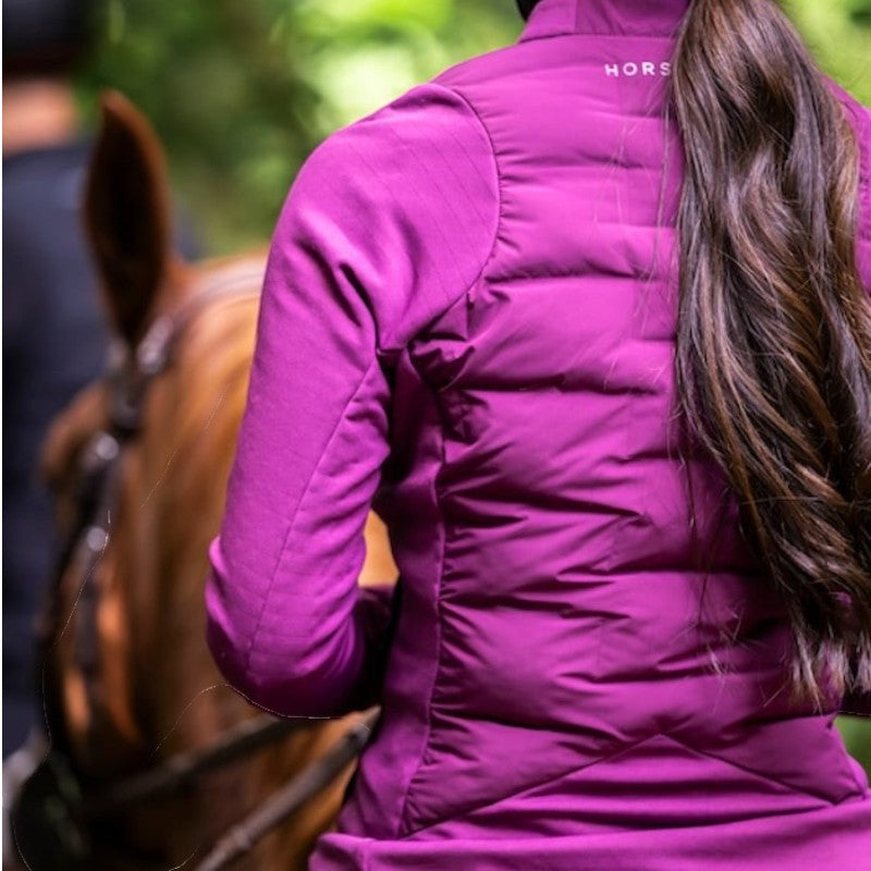 Horse Pilot - Veste manches longues femme Storm dark purple | - Ohlala
