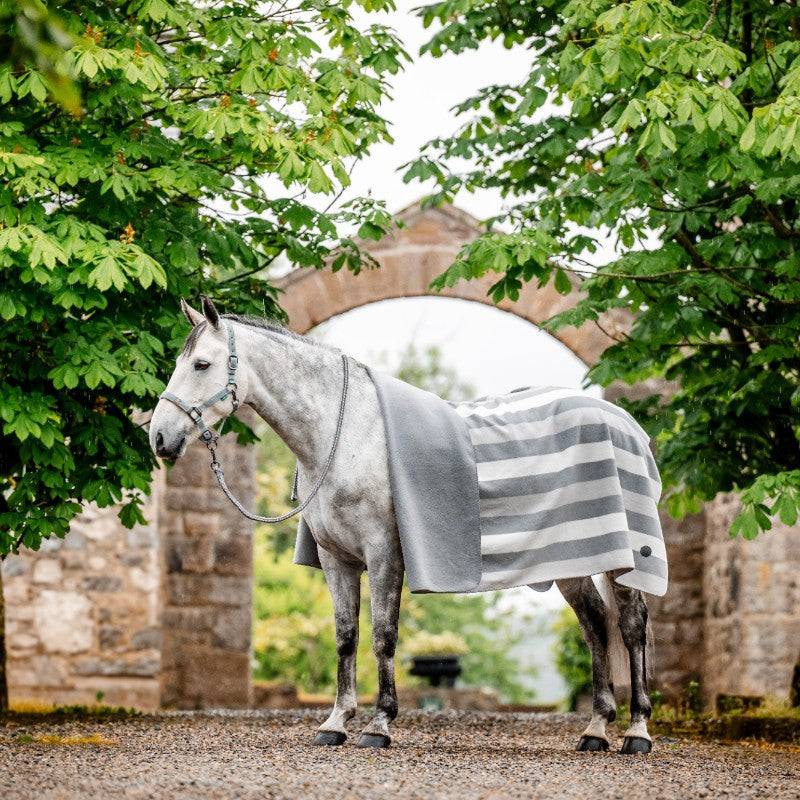 Horseware - Carré polaire Newmarket Fleece witney charcoal | - Ohlala