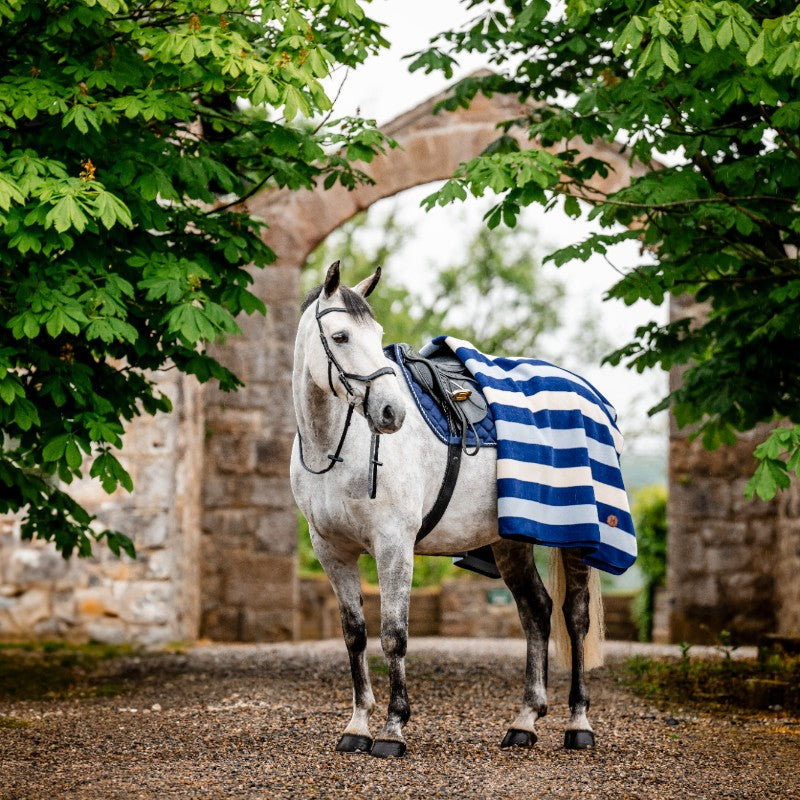 Horseware - Carré polaire Newmarket Fleece witney navy | - Ohlala