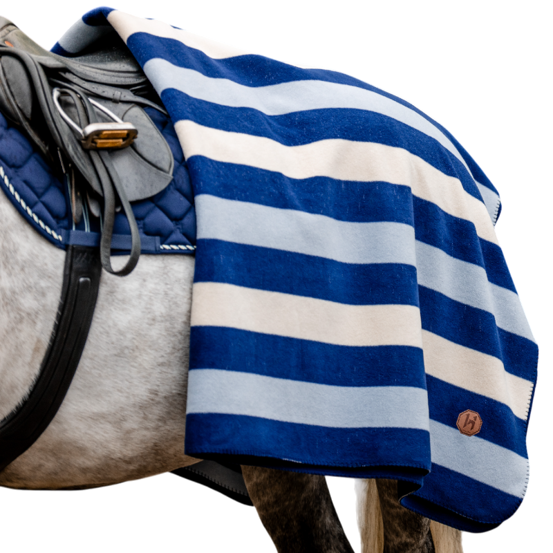 Horseware - Carré polaire Newmarket Fleece witney navy | - Ohlala
