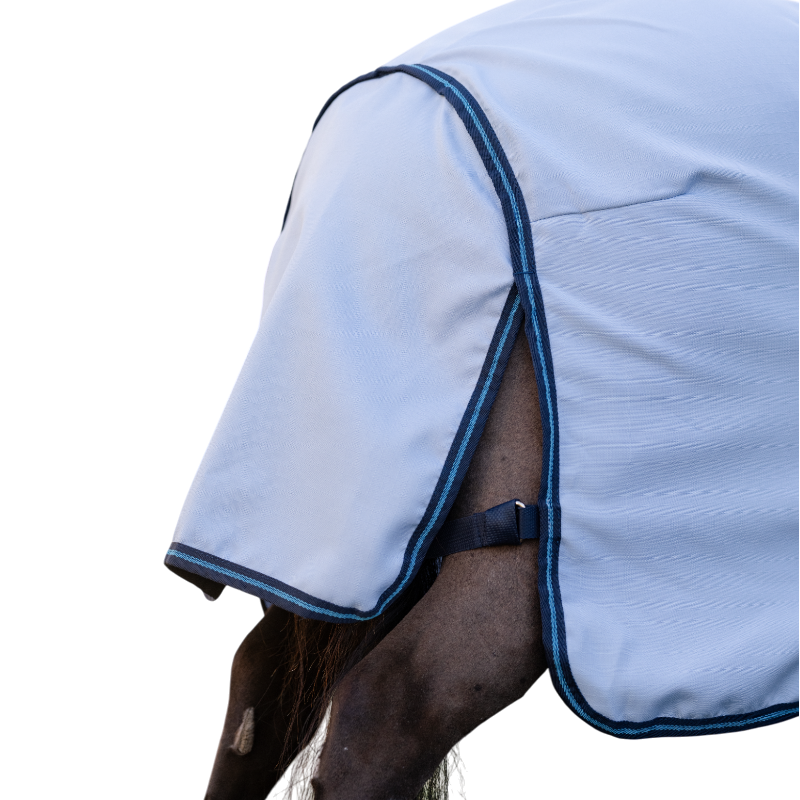 Horseware - Chemise anti-mouches Amigo Ripstop Petite Hoody azure blue/ marine/ bleu électrique | - Ohlala