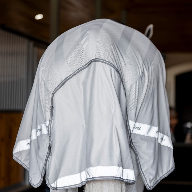 Horseware - Chemise anti-mouches de monte Amigo Flyrider argent/ titanium grey/ argent | - Ohlala