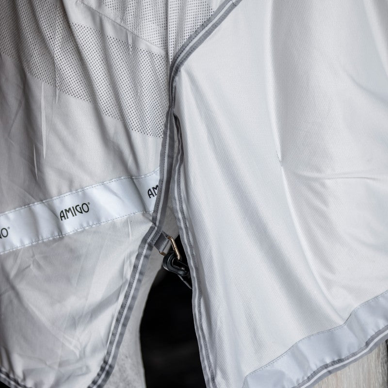 Horseware - Chemise anti-mouches de monte Amigo Flyrider argent/ titanium grey/ argent | - Ohlala