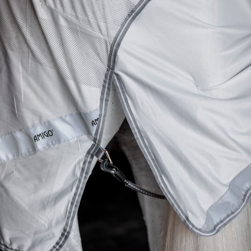 Horseware - Chemise anti-mouches de monte Amigo Flyrider argent/ titanium grey/ argent | - Ohlala