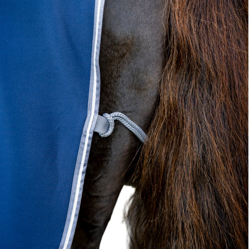 Horseware - Chemise séchante Amigo Jersey Pony marine/ titanium grey/ argent | - Ohlala