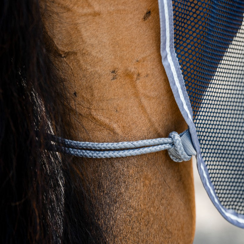 Horseware - Chemise séchante Amigo Net Cooler marine/ titanium grey/ argent | - Ohlala