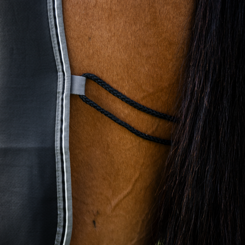 Horseware - Chemise séchante Rambo Airmax Cooler noir/ thunderstorm grey/ argent | - Ohlala