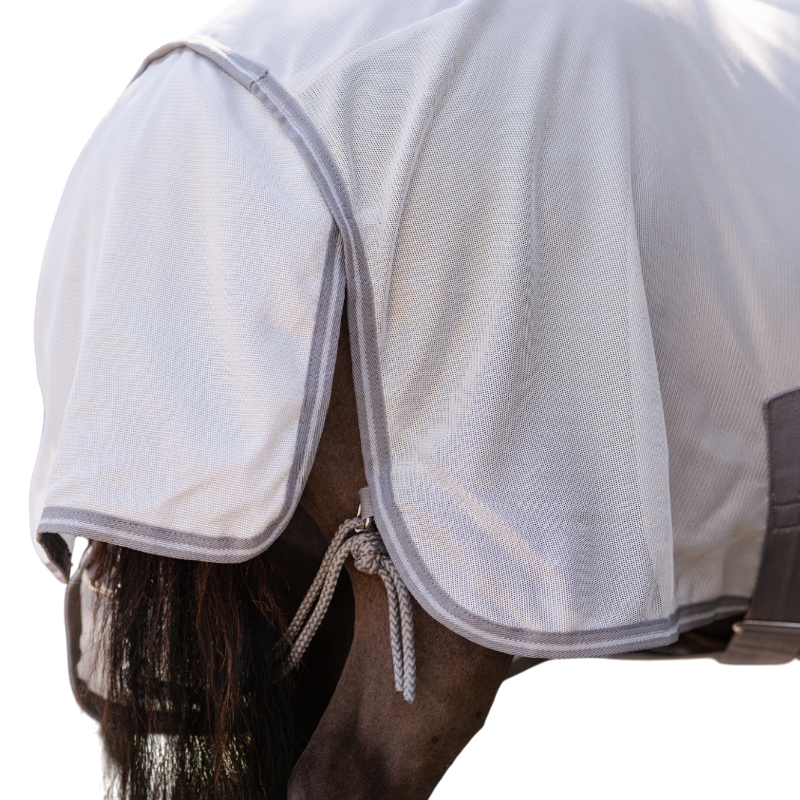 Horseware - Couverture anti-mouches Amigo Bug Rug Plus Petite argent/ titanium grey/ argent | - Ohlala