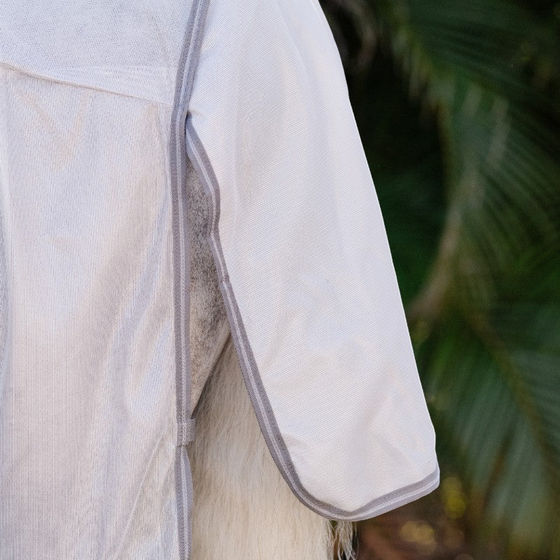 Horseware - Couverture anti-mouches Amigo Integrated argent/ titanium grey/ argent | - Ohlala