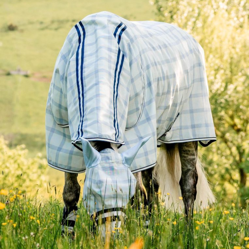 Horseware - Couverture anti-mouches Newmarket Pony Plus witney navy | - Ohlala