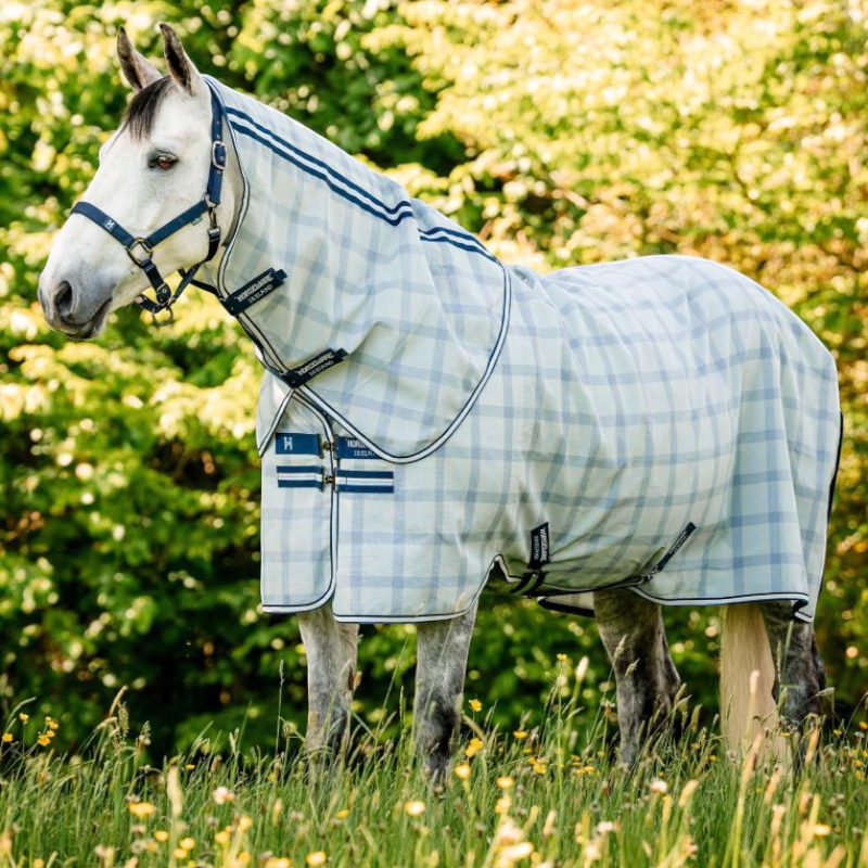 Horseware - Couverture anti-mouches Newmarket Pony Plus witney navy | - Ohlala