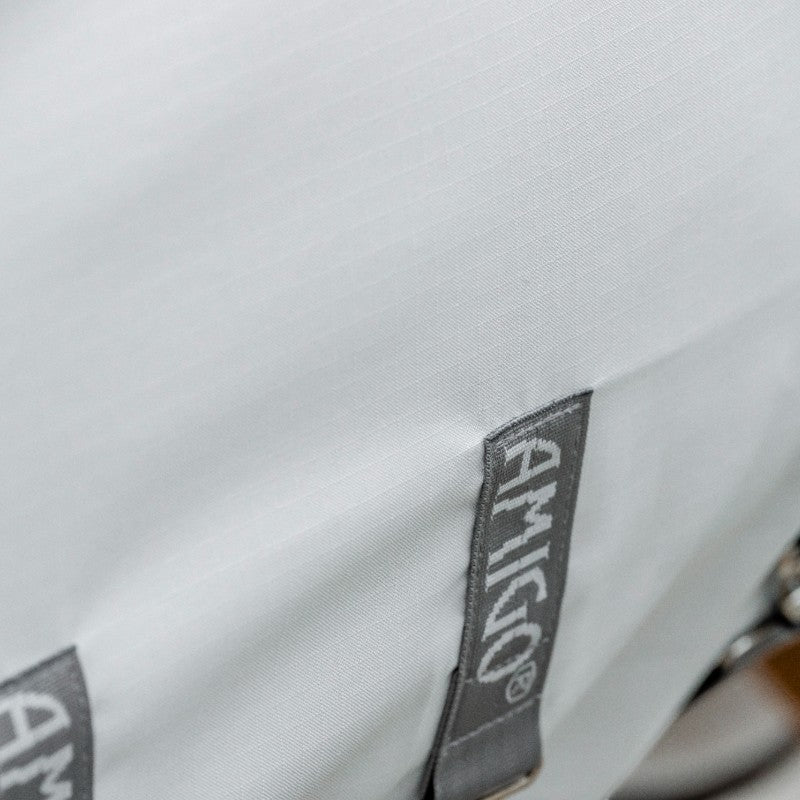 Horseware - Couverture d'extérieur Amigo Ripstop Hoody argent/ titanium grey/ argent | - Ohlala