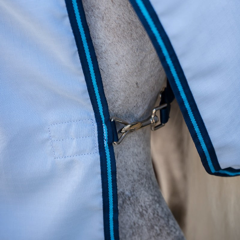 Horseware - Couverture d'extérieur Amigo Ripstop Hoody azure blue/ marine/ electric blue | - Ohlala