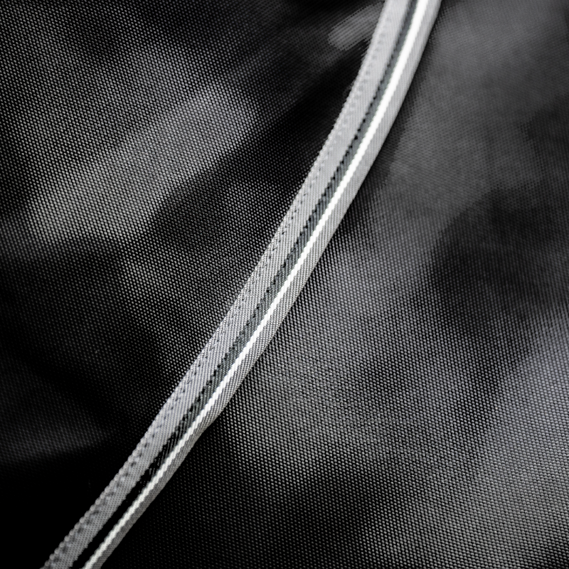 Horseware - Couverture d'extérieur Rambo Turnout noir/ thunderstorm gris/ argent 50g | - Ohlala