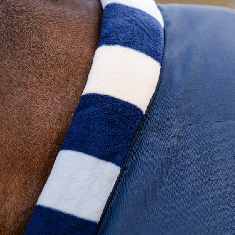Horseware - Couverture de box Newmarket Cosy Stable witney navy 200g | - Ohlala