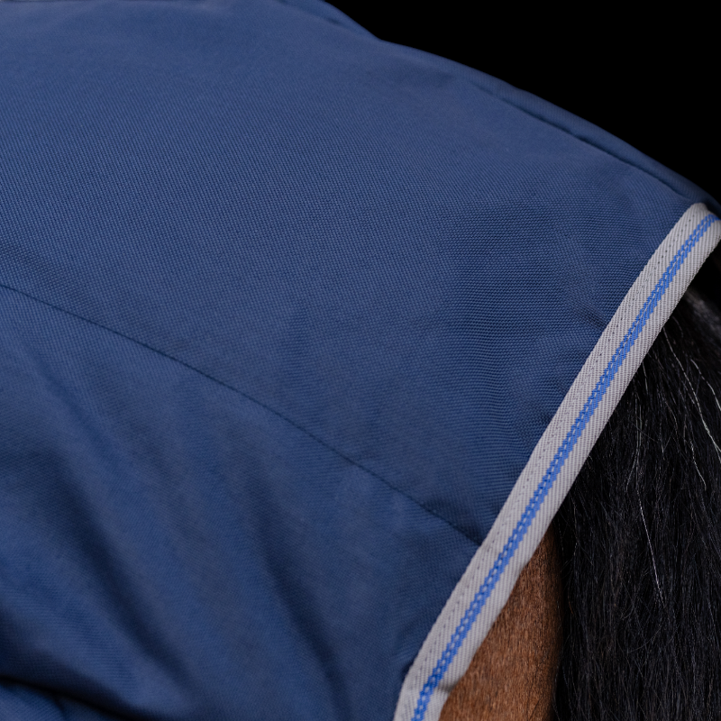 Horseware - Couverture de box Rhino Stable VL marine/ titanium grey/ classic blue 250g | - Ohlala