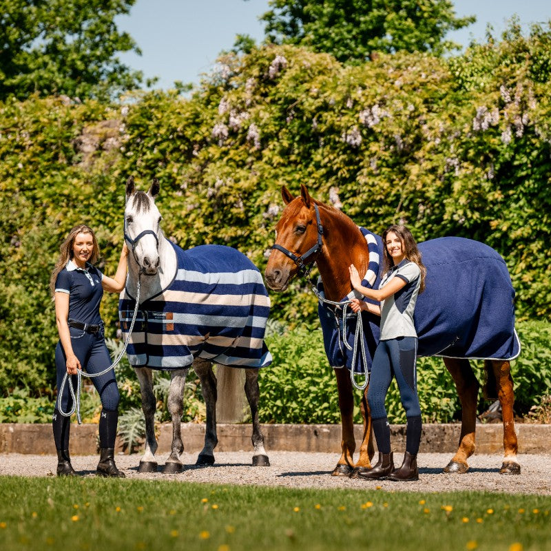 Horseware - Couverture polaire Newmarket witney navy | - Ohlala