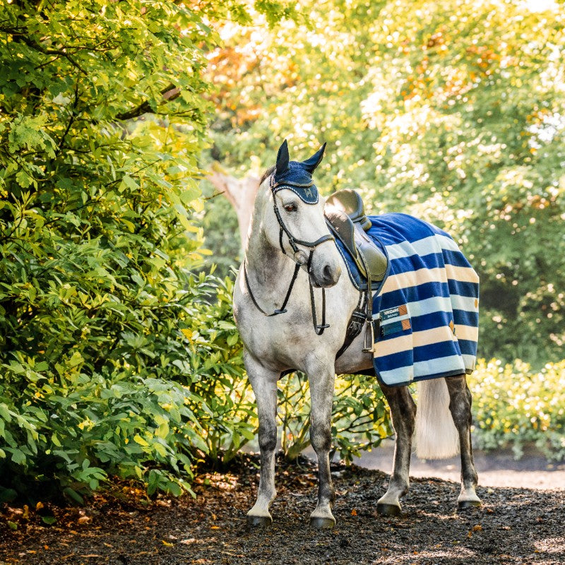 Horseware - Couverture polaire Newmarket witney navy | - Ohlala