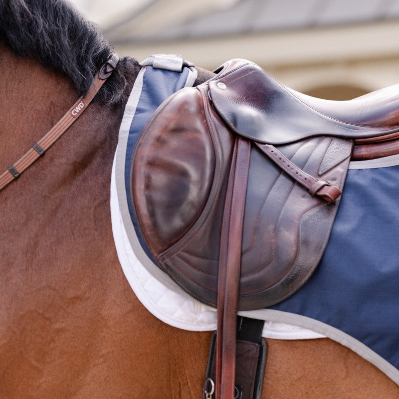 Horseware - Couvre-reins Amigo Ripstop marine/ titanium grey | - Ohlala