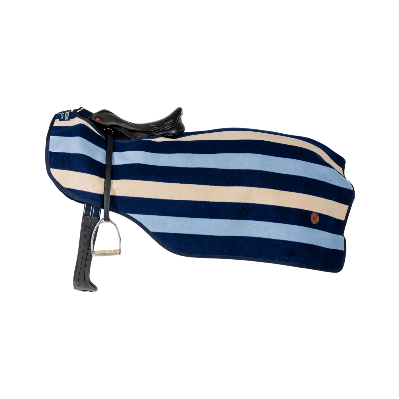 Horseware - Couvre-reins Newmarket witney navy | - Ohlala