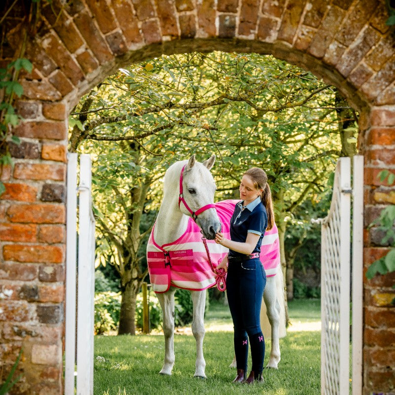 Horseware - Licol et longe Newmarket witney pink | - Ohlala