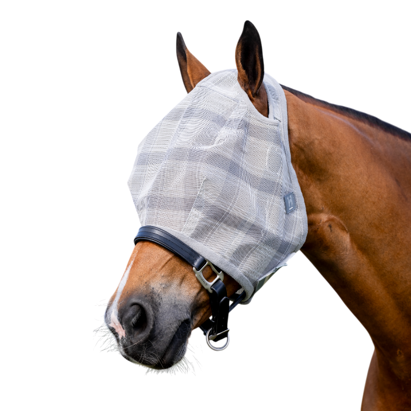 Horseware - Masque anti-mouches sans oreilles Newmarket witney charcoal | - Ohlala