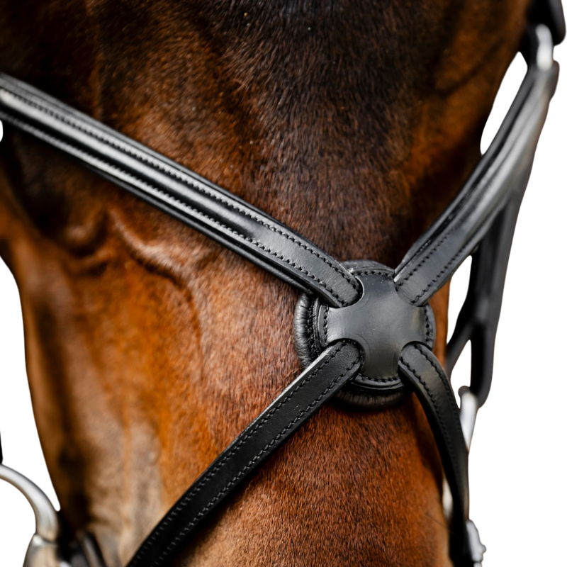 Horseware - Bridon muserolle croisée Figure noir | - Ohlala