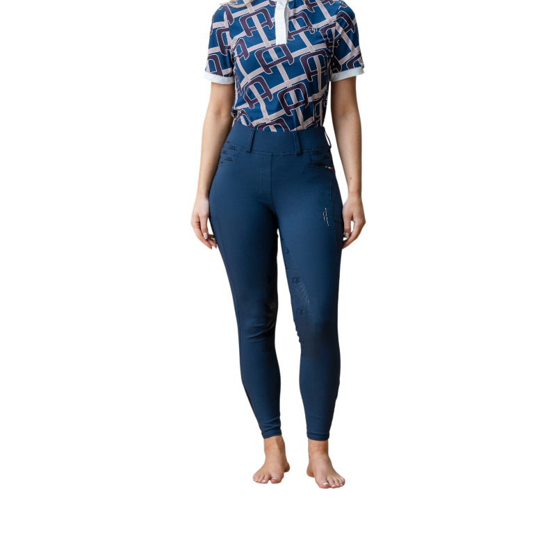 Horseware - Legging d'équitation femme Fina Brushed marine | - Ohlala