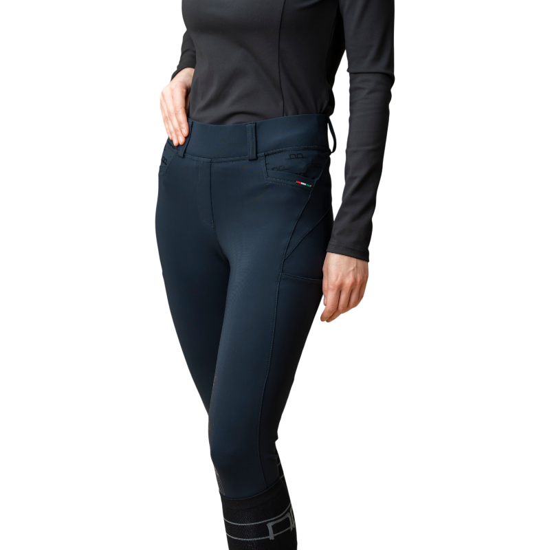 Horseware - Legging d'équitation femme Fina Brushed noir full grip | - Ohlala