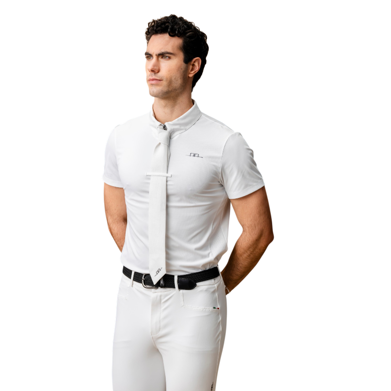 Horseware - Polo de concours homme Gabrio blanc | - Ohlala