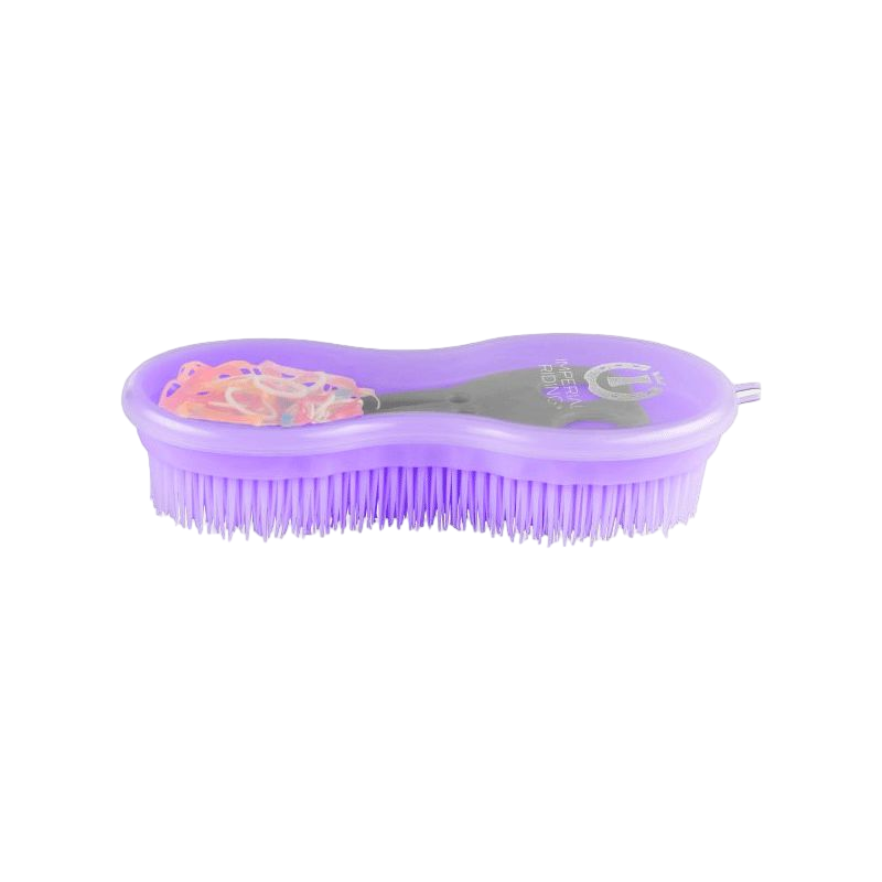 Imperial Riding - Brosse multifonctions et de nattage violet | - Ohlala