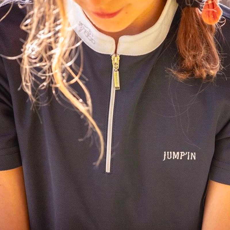 Jump'In - Polo de concours manches courtes Charlie marine | - Ohlala