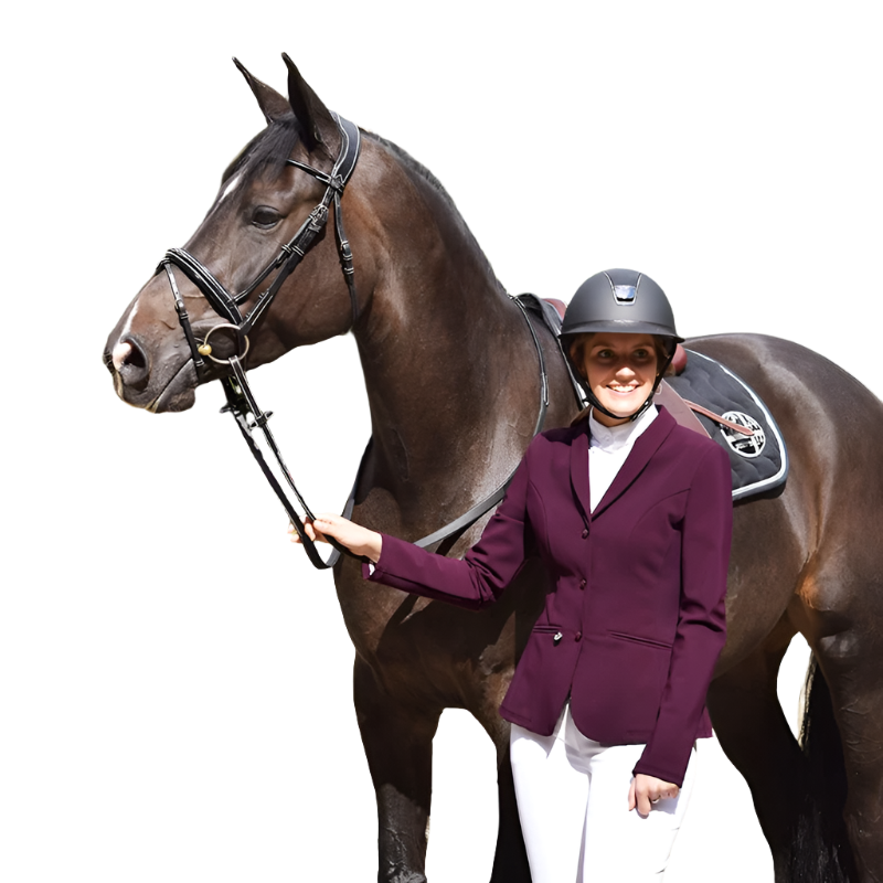 Jump'In - Veste de concours Spa Prune | - Ohlala