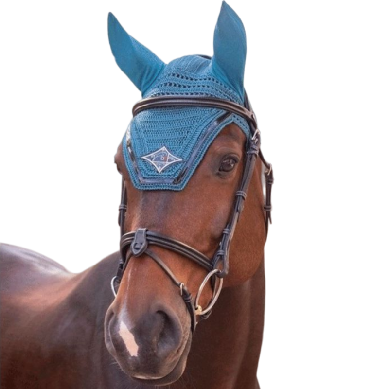 Jump'In - Bonnet écusson losange bleu canard/ noir/ argent | - Ohlala