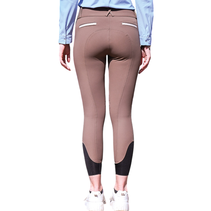 Jump'In - Pantalon d'équitation femme Sofia grège | - Ohlala