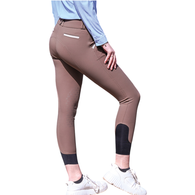 Jump'In - Pantalon d'équitation femme Sofia grège | - Ohlala