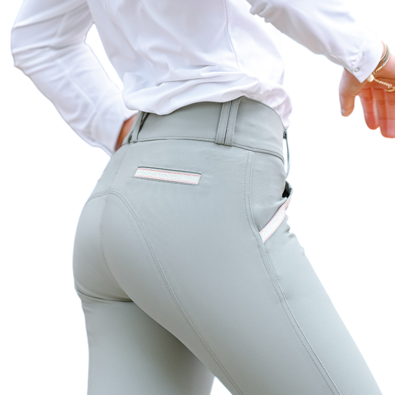 Jump'In - Pantalon d'équitation femme Sofia vert sauge | - Ohlala