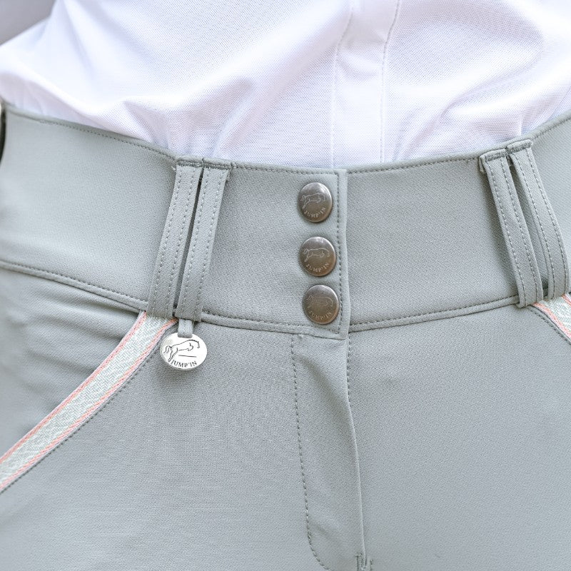 Jump'In - Pantalon d'équitation femme Sofia vert sauge | - Ohlala