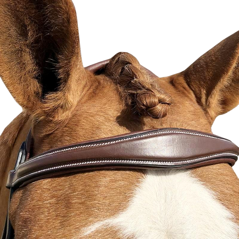 Jump'In - Bridon One Bruxelles avec rênes Noisette | - Ohlala