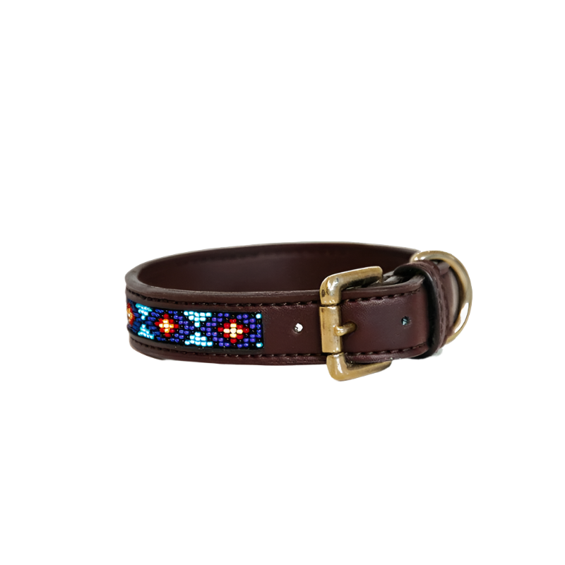 Kentucky Dogwear - Collier pour chiens perles faites main bleu | - Ohlala