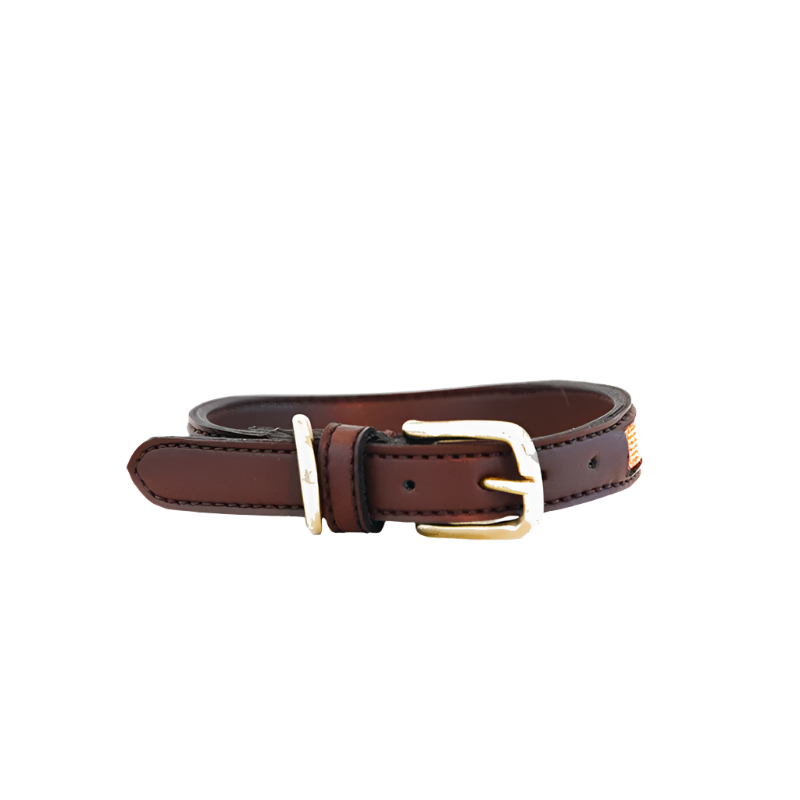 Kentucky Dogwear - Collier pour chiens perles faites main pure orange | - Ohlala