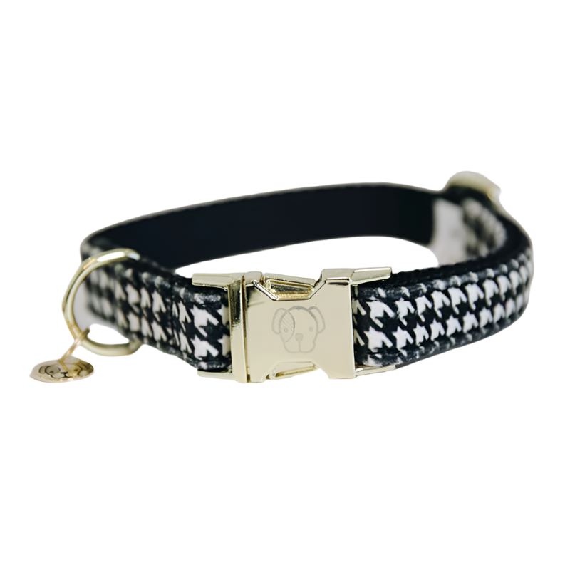 Kentucky Dogwear - Collier pour chien Pied de poule noir | - Ohlala