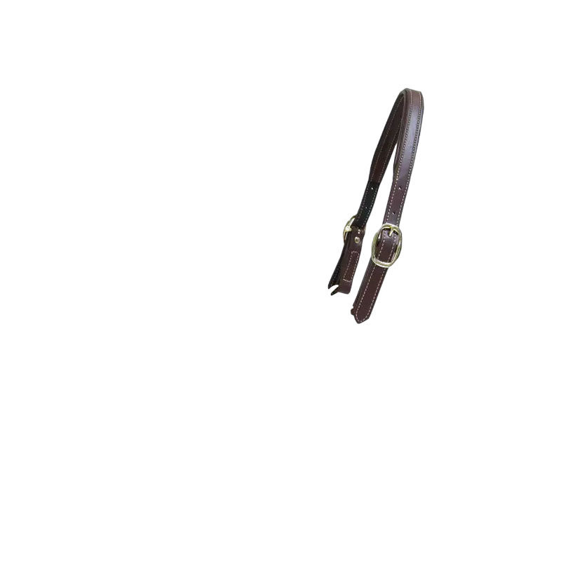 Kentucky Horsewear - Têtière de licol en cuir flexible choco | - Ohlala