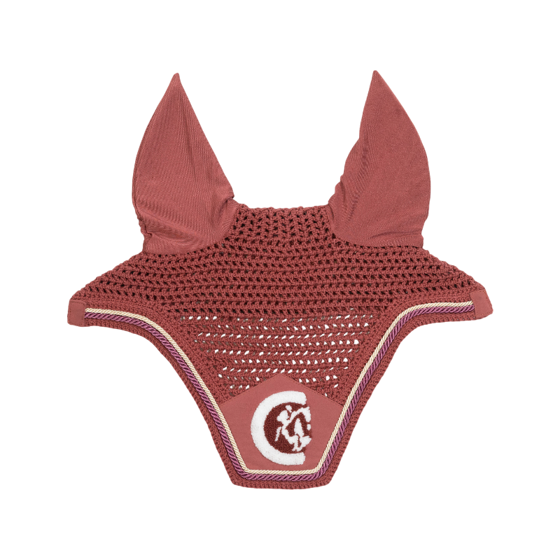 Kentucky Horsewear - Bonnet anti-mouches Wellington 3D Logo corde fuchsia | - Ohlala