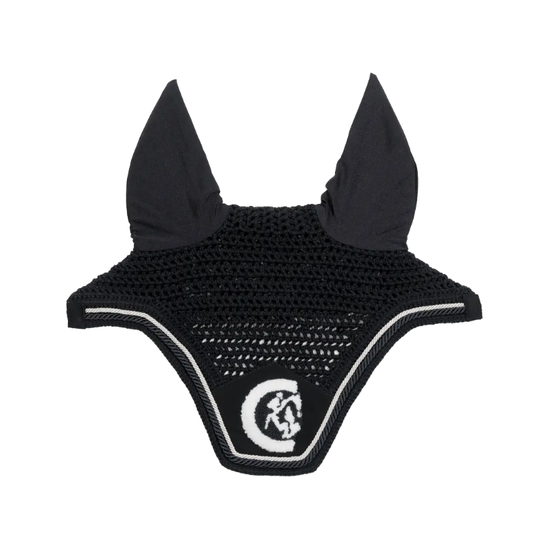 Kentucky Horsewear - Bonnet anti-mouches Wellington 3D Logo corde noir | - Ohlala