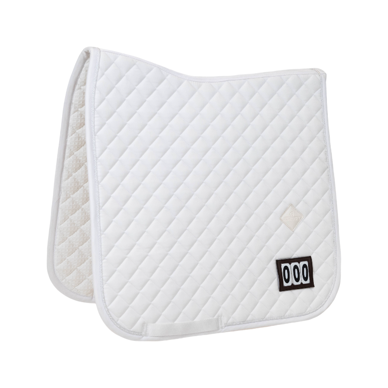 Kentucky Horsewear - Tapis de dressage Diamond Competition 2 numéros blanc | - Ohlala